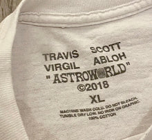 Load image into Gallery viewer, Travis x Virgil Abloh &quot;ASTROWORLD&quot; 2018 Release Tee (White)