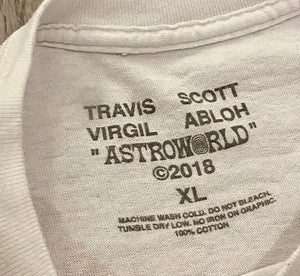 Travis x Virgil Abloh "ASTROWORLD" 2018 Release Tee (White)