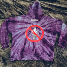 Load image into Gallery viewer, Diamond Supply Co Tie Dye Hoodie (Purple)