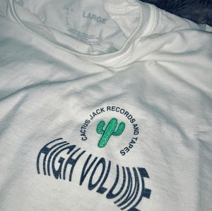 Cactus Jack Records “High Volume” Tee (White)