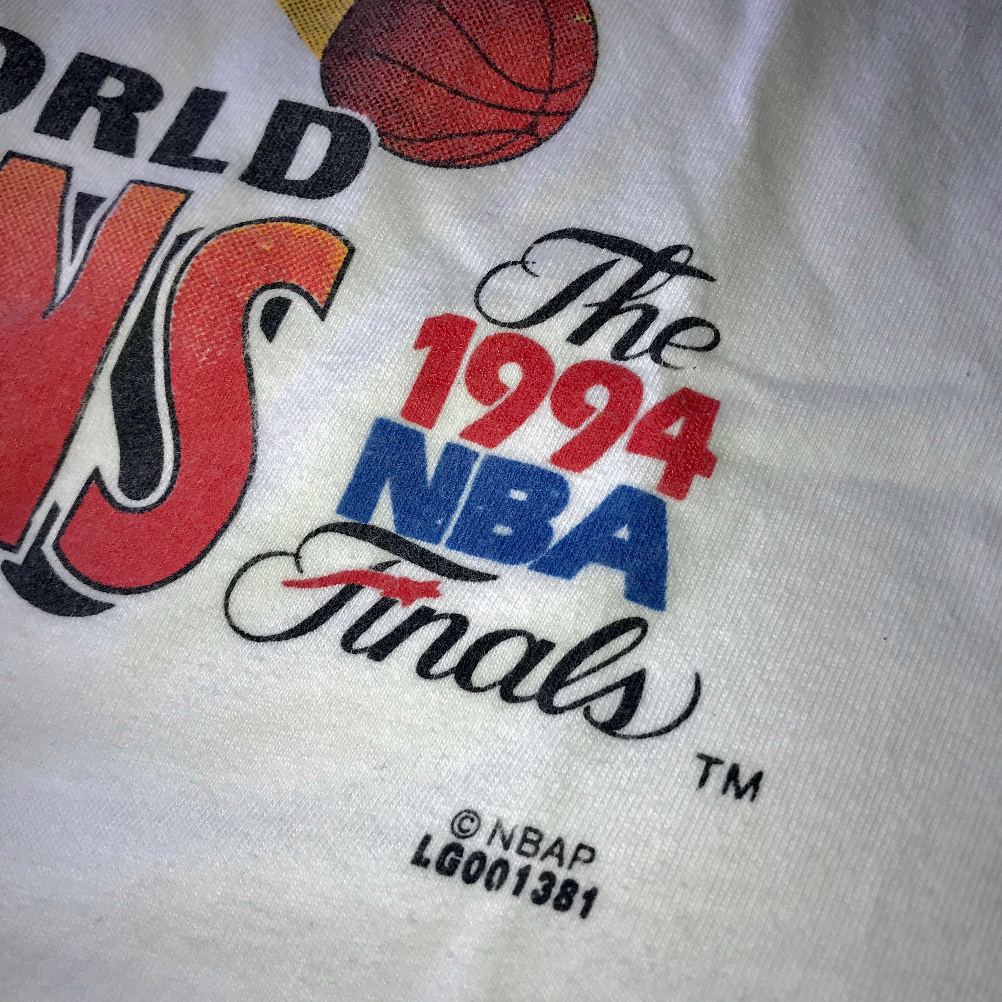 1994 Houston Rockets 'Clutch City' NBA Champions T-Shirt - 5 Star Vintage