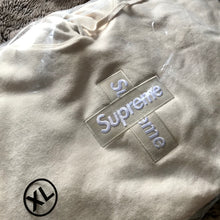 Load image into Gallery viewer, Supreme FW20 Cross Box Logo Hoodie (Natural)