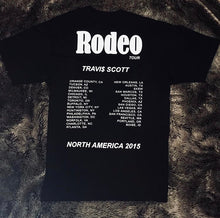 Load image into Gallery viewer, Rodeo 2015 Tour Cowboy Tee (Black)