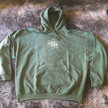 Load image into Gallery viewer, Space Village Logo Hoodie (Forest Green)