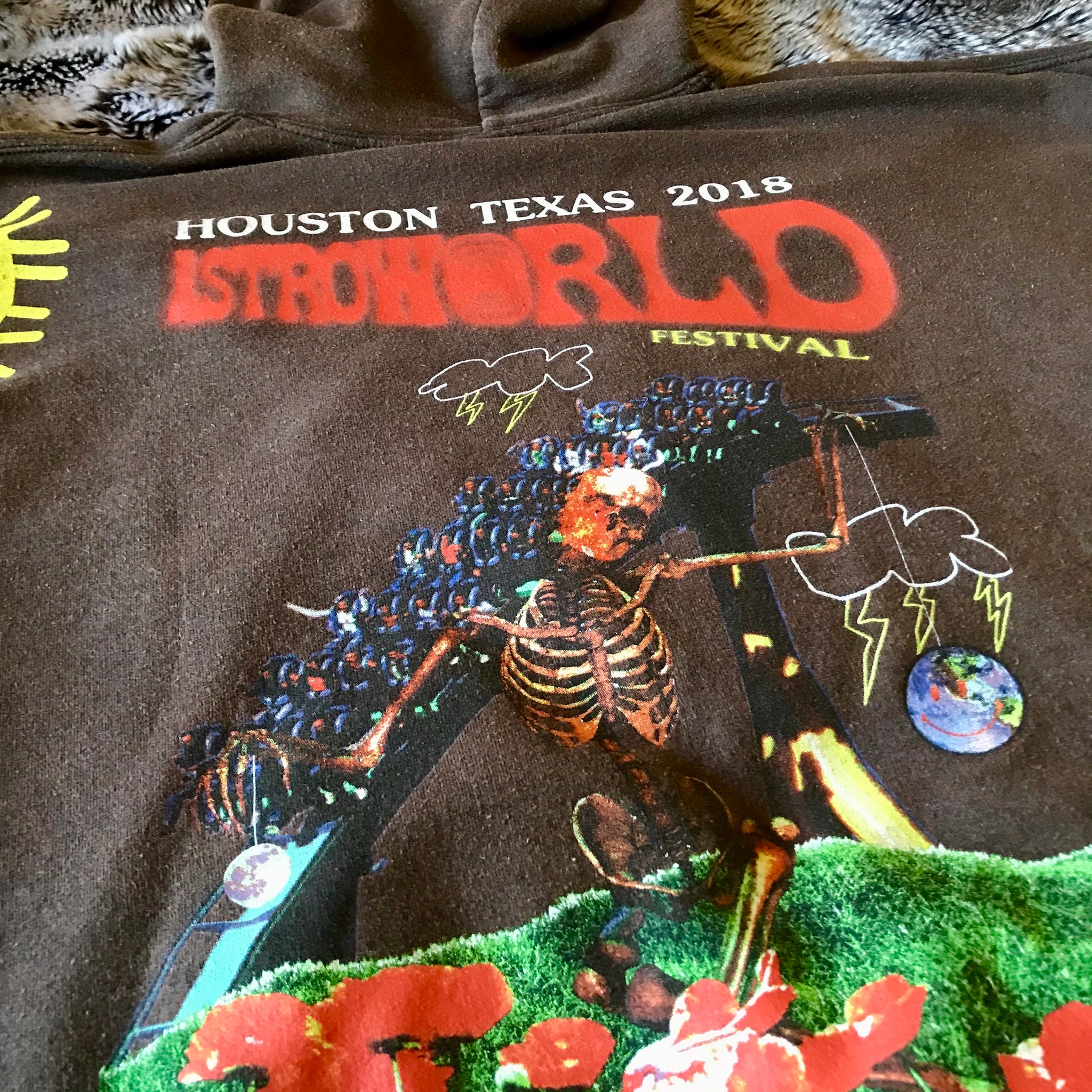 Astroworld Festival 2018 Astros Brown Hoodie – Vintage Houston