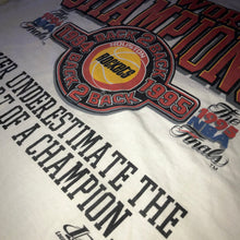 Load image into Gallery viewer, Rockets 1995 Back to Back Heart of a Champion Tee (White)