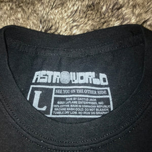 Astroworld Festival 2021 “Open Your Eyes” Tee (Black)