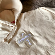 Load image into Gallery viewer, Supreme FW20 Cross Box Logo Hoodie (Natural)