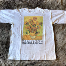 Load image into Gallery viewer, Van Gogh 1990s Single Stitch “Sunflowers” Tee