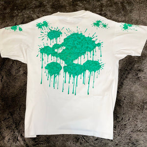 1993 Nickelodeon Studios Slime All Over Print Tee