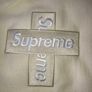 Supreme FW20 Cross Box Logo Hoodie (Natural)