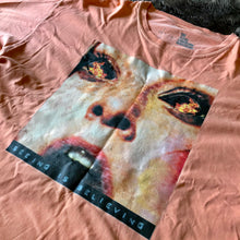 Load image into Gallery viewer, Halloween 2017 Texas Chainsaw Massacre Seeing Tee (Orange)