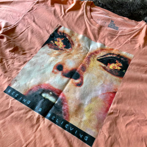 Halloween 2017 Texas Chainsaw Massacre Seeing Tee (Orange)