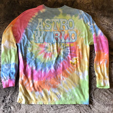 Load image into Gallery viewer, Astroworld &quot;Wish You Were Here&quot; Tie Dye LS Tee