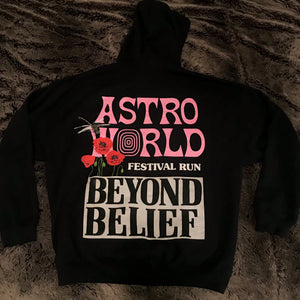 Astroworld Festival Run "Beyond Belief" Hoodie