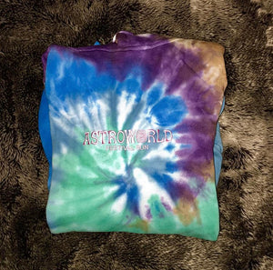 Astroworld Festival Run 2019 Tie Dye Hoodie