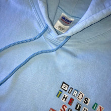 Load image into Gallery viewer, Birds Album Drop Hoodie (Light Blue)