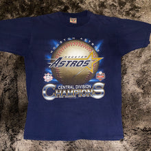 Load image into Gallery viewer, 1997 Astros Central Champions Baseball Graphic Tee (Navy)