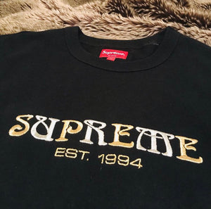 Supreme Nuveau Embroidered Tee (Black)