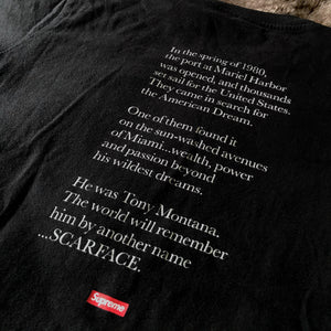 Supreme FW17 Scarface “Friend” Tee (Black)