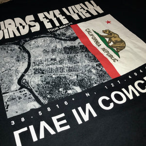 Birds Eye View Tour California Tee