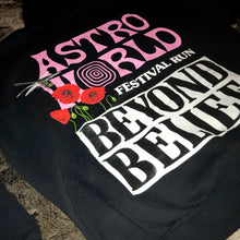 Load image into Gallery viewer, Astroworld Festival Run &quot;Beyond Belief&quot; Hoodie