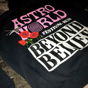 Astroworld Festival Run "Beyond Belief" Hoodie