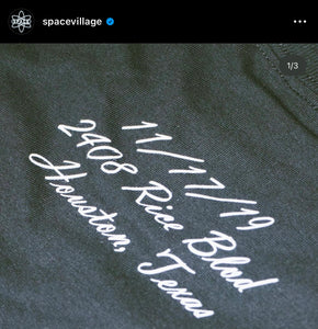 Space Village 3-Year Anniversary Tee (Black)