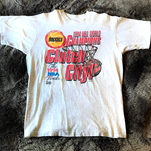 Rockets 1994 Champions “Clutch City” Tee (White)