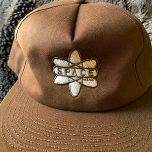 Space Village Embroidered Logo Hat (Brown)