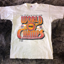 Load image into Gallery viewer, Rockets 1995 Back to Back “World Champs” Tee (White)