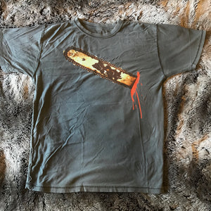 Halloween 2017 Texas Chainsaw Massacre Reversible Tee (Grey)