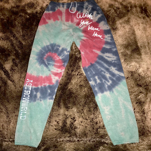 Astroworld Tour Tie Dye Sweatpants