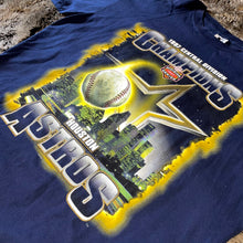 Load image into Gallery viewer, 1997 Astros NL Central Champions Skyline Starter Tee (Navy)