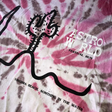 Load image into Gallery viewer, Astroworld “Something in the Water Fest” 2019 Tie Dye Tee