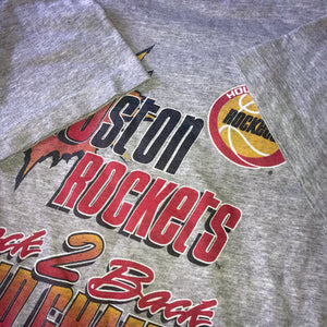 Rockets Vintage 1995 World Champs “TWOston” Tee (Grey)