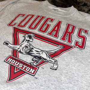 University of Houston Cougars 1990’s Crewneck (Grey)