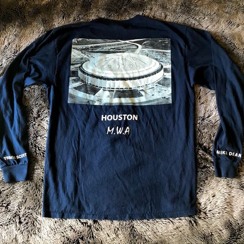 Mike Dean Astrodome LS Tee (Navy)