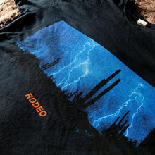 Load image into Gallery viewer, 2015 Rodeo Lightning Tee Black