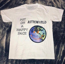 Load image into Gallery viewer, Astroworld “Happy Face” Tee (White)