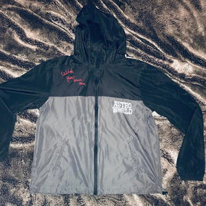 Astroworld Tour 2-Tone Windbreaker (Black & Grey)