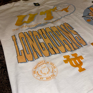 1990s Texas Longhorns Collage Logo Tee