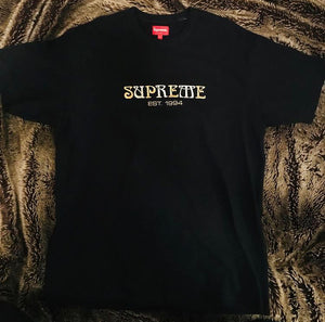 Supreme Nuveau Embroidered Tee (Black)