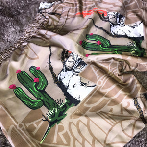 Cactus Jack Jordan Khaki Pool Shorts