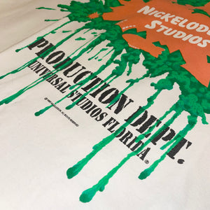 1993 Nickelodeon Studios Slime All Over Print Tee