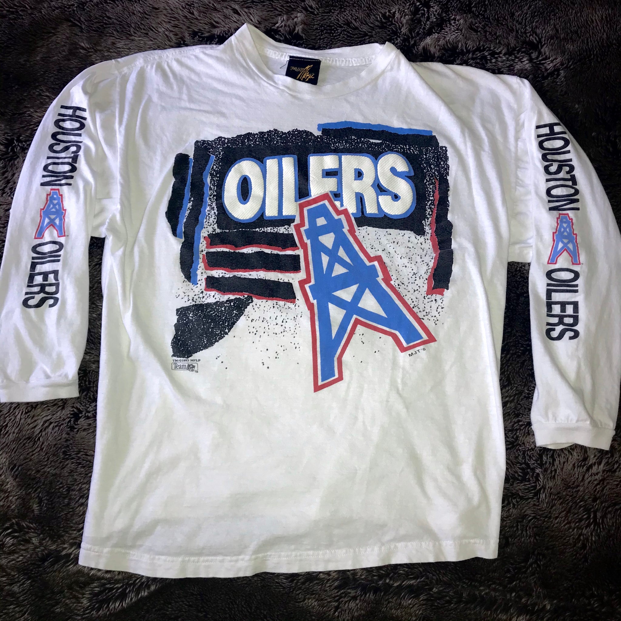 Tops, Houston Oilers Long Sleeve Shirt