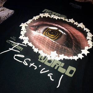 Astroworld Festival 2021 “Open Your Eyes” Tee (Black)