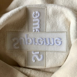 Supreme FW20 Cross Box Logo Hoodie (Natural)