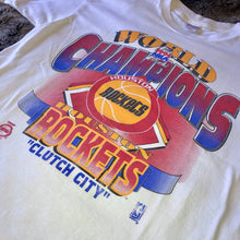 Load image into Gallery viewer, Rockets 1994 World Champions “Clutch City” Tee (White)