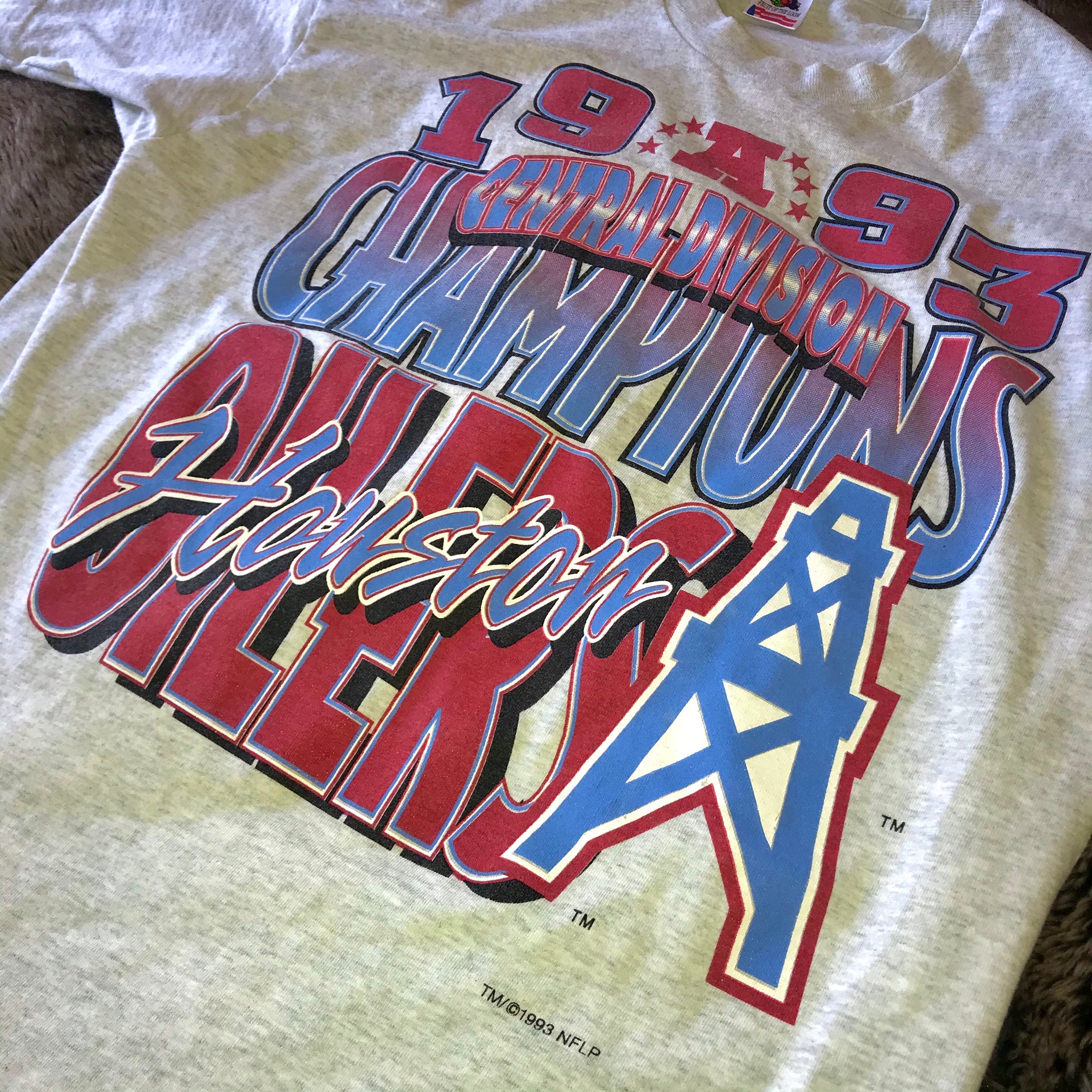 VINTAGE* Houston Oilers 1991 AFC Central Division Champions